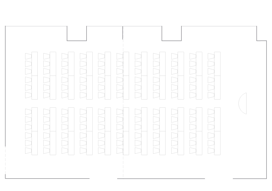 Palace Hotel Tokyo - Ume - Floor Plan Classroom