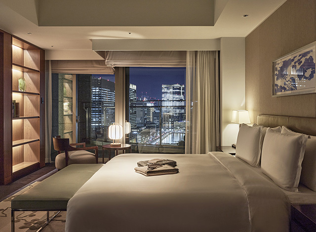Palace Hotel Tokyo Accommodation Package JAXURY Stay 2025 Executive Suite Bedroom