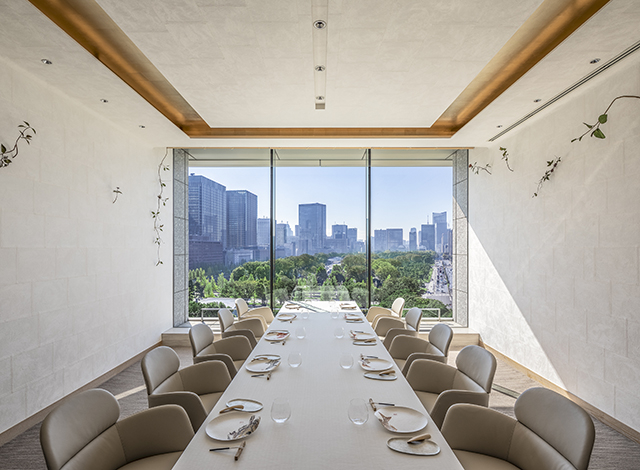 Palace Hotel Tokyo – Esterre – Private Dining Room – Daytime – H2