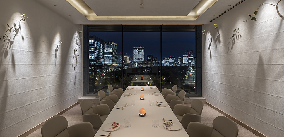 Palace Hotel Tokyo – Esterre – Private Dining Room – Evening