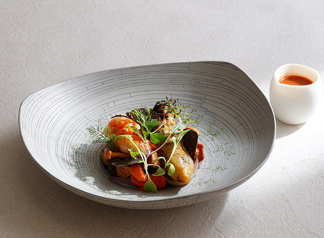Palace Hotel Tokyo Esterre Summer 2024 Aubergine And Spiny Lobster II | © 美しい国の、美しい一日がある。2024