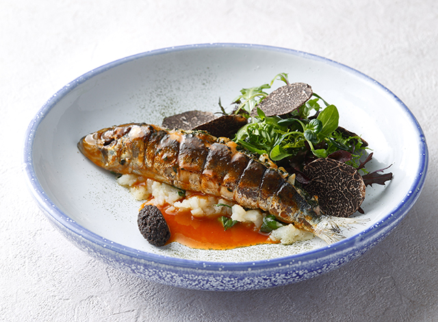 Palace Hotel Tokyo Esterre By Alain Ducasse Summer 2026 Sardine Stuffed With Squid And Hazelnut | © 美しい国の、美しい一日がある。2024