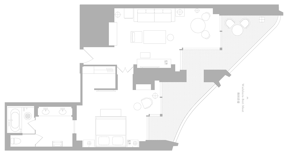 Palace Hotel Tokyo – Executive Suite – Floor Plan