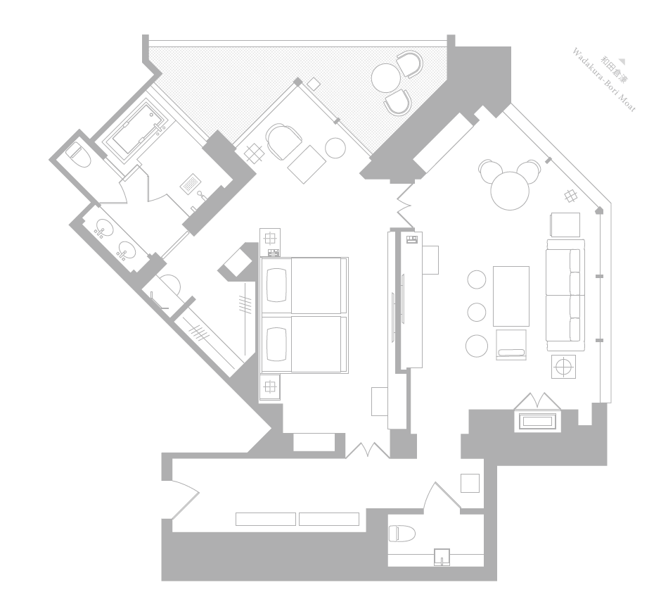 Palace Hotel Tokyo Park Suite Floor Plan 2025 | © 美しい国の、美しい一日がある。2024