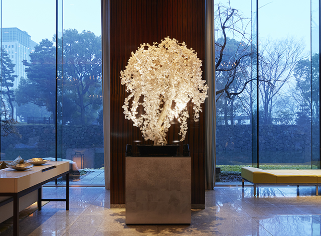 Palace Hotel Tokyo Sakura Installation 2026 The Flower Of Beginning | © 美しい国の、美しい一日がある。2024
