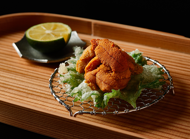 Palace Hotel Tokyo Tatsumi Summer 2026 Tsubaki Dinner Sea Urchin | © 美しい国の、美しい一日がある。2024