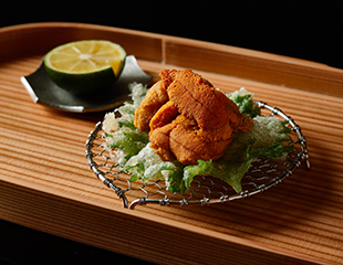 Palace Hotel Tokyo Tatsumi Summer 2026 Tsubaki Dinner Sea Urchin HT2 | © 美しい国の、美しい一日がある。2024