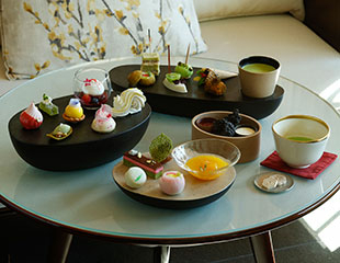 Palace Hotel Tokyo – The Palace Lounge – Spring 2023 – Afternoon Tea Stones
